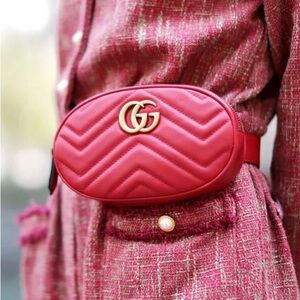 AuthenticGucci small marmont matelassé belt bag ❤️Pls read description❤️
